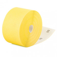 Шлифовальная шкурка на бумажной основе К80, 115мм*50м. INTERTOOL BT-0818