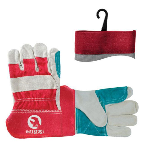 Перчатка замшевая INTERTOOL SP-0153