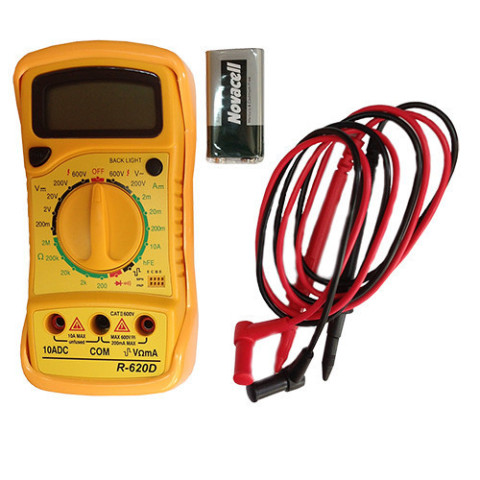 Цифровой мультиметр (код R-620D)
