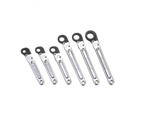 Набор ключей с трещоткой раскрывающихся 10-22мм 6ед