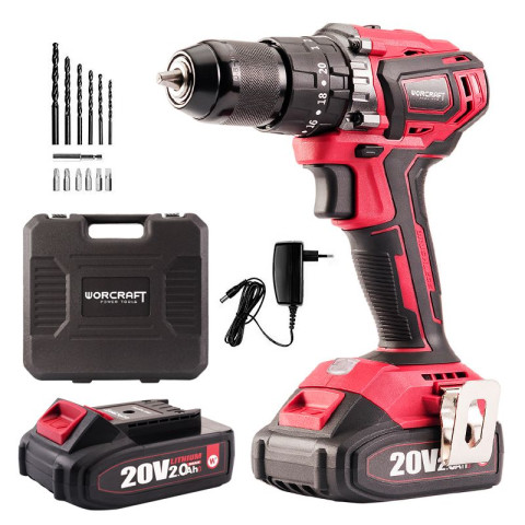 Аккумуляторный бесщеточный шуруповерт WORCRAFT CHD-S20LiBAC