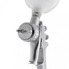 Краскопульт пневматический LVMP профессиональный, верхний пластиковый бачок INTERTOOL PT-0115