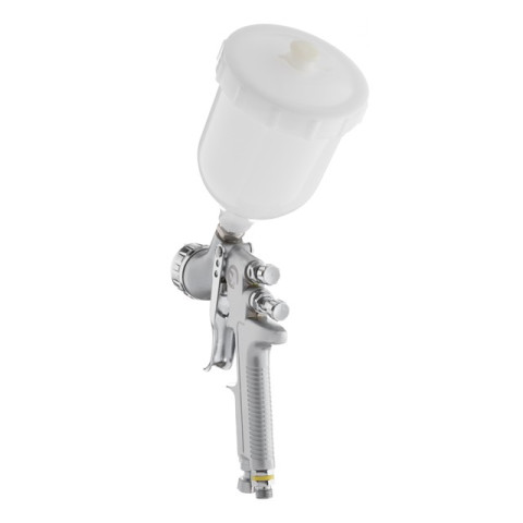 Краскопульт пневматический LVMP профессиональный, верхний пластиковый бачок INTERTOOL PT-0115