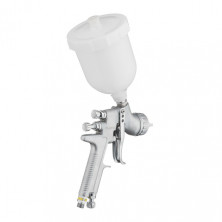 Краскопульт пневматический LVMP профессиональный, верхний пластиковый бачок INTERTOOL PT-0115