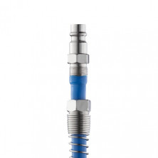 Переходник с пружиной со спирального или прямого шланга 6,5х10 мм на ответную часть быстроразъемного соединения INTERTOOL PT-1836