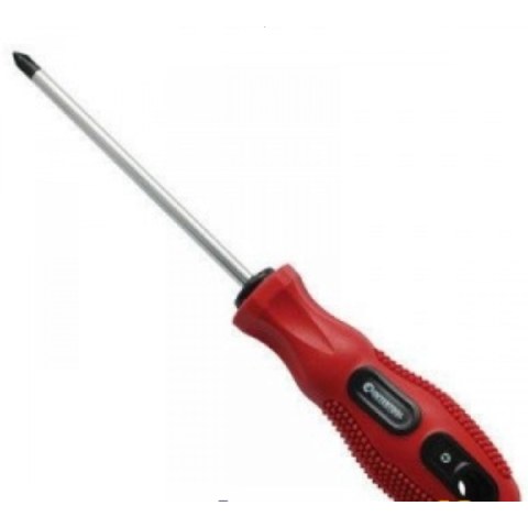 Отвертка крестовая PH3*150 мм Cr-V INTERTOOL HT-0477