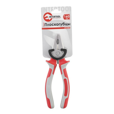 Плоскогубцы 160мм ПРОФ. INTERTOOL HT-0104