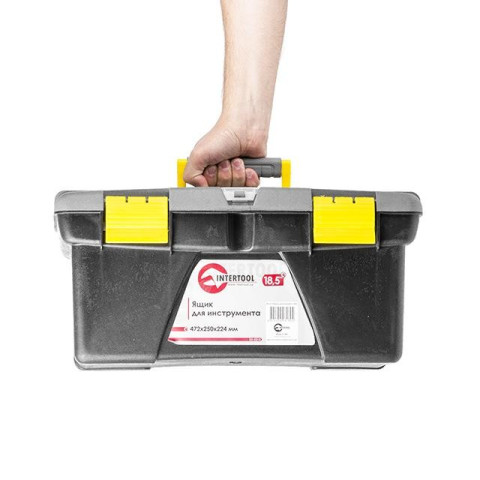 Ящик для инструмента 18.5" 472*250*224мм INTERTOOL BX-0318