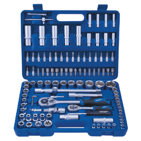 Автомобильный набор инструментов 1/4", 1/2" 108ед. (12-гр.) СТАНДАРТ ST-0108-12