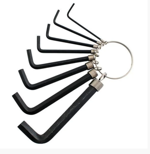 Набор Г-образных шестигранных ключей 8шт., 1.5-8мм INTERTOOL HT-1841