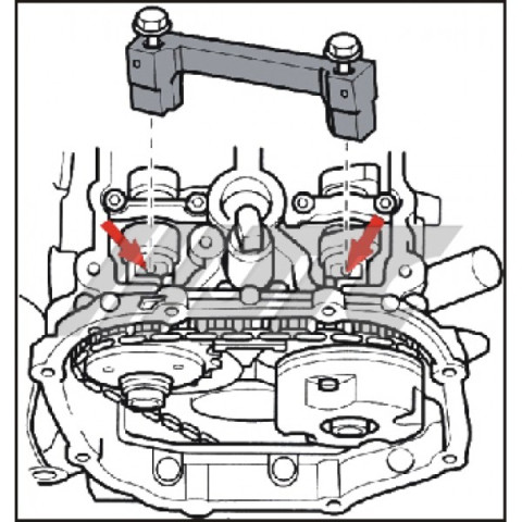Набор фиксаторов VW, AUDI V6, 3.2 FSI