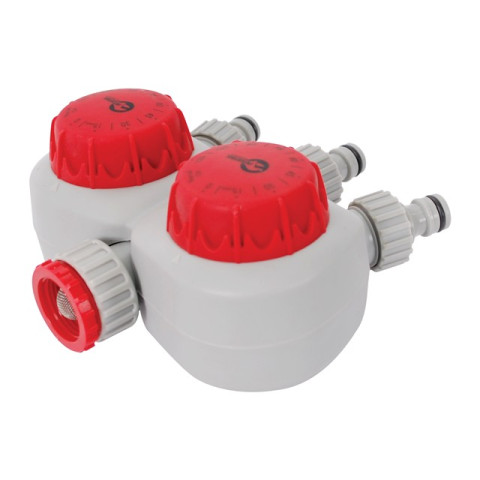 Таймер для подачи воды с 2-х канальным распределением INTERTOOL GE-2012