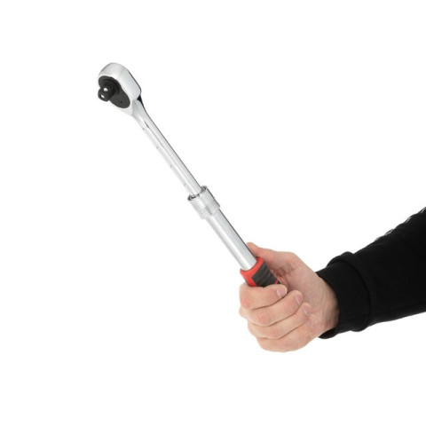 Рукоятка с храповым механизмом телескопическая, 72 зуба 1/2", Cr-V STORM INTERTOOL ET-8006