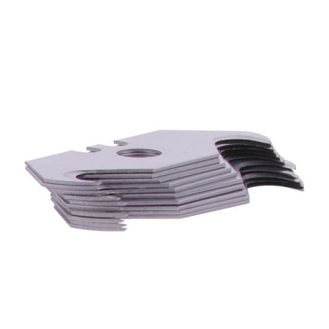 Комплект лезвий для отделочных работ 10шт HOOK в пластиковой коробке INTERTOOL HT-0517