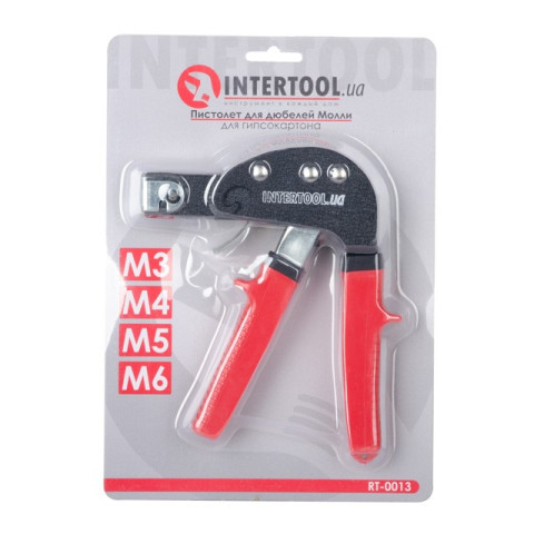 Пистолет для дюбелей "молли" INTERTOOL RT-0013