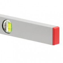 Уровень строительный 600 мм 3 глазка, сечение 21*46 мм INTERTOOL MT-1222