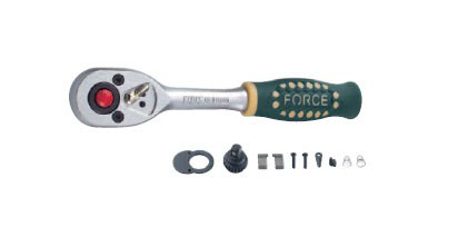 1/4" Трещотка с резиновой ручкой (24 зуб.) L=155 мм (код 80222)