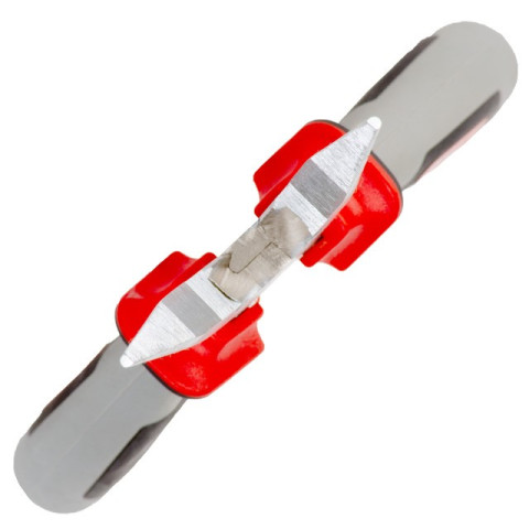 Щипцы удлиненные прямые 200 мм CrV с изолированными рукоятками INTERTOOL NT-0221