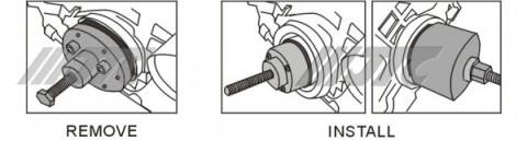 Набор для замены переднего сальника коленвала BMW