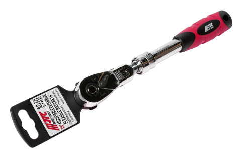 Трещотка шарнирная с регулируемой длиной рукоятки 3/8&quot; 240-340мм