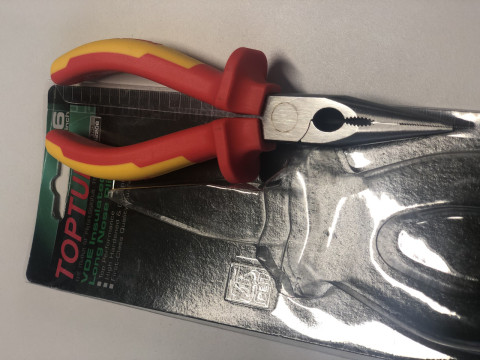 Плоскогубцы диэлектрические удлиненные 6" 1000V VDE TOPTUL DGCB2206