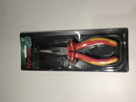 Плоскогубцы диэлектрические удлиненные 6" 1000V VDE TOPTUL DGCB2206