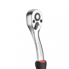 Рукоятка с храповым механизмом на 72 зуба 1/4", Cr-V STORM INTERTOOL ET-8001