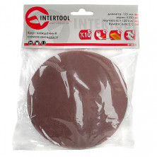 Круг наждачный самоклеющийся INTERTOOL BT-0532