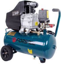 Компрессор 24л поршневой с прямым приводом (1.5кВт, ресивер 24л,8 бар, 180Л/м, 220В) Forsage F-BM20/24