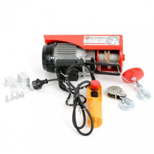 Лебедка электрическая 220/230В, 500Вт, 125/250 кг, трос 3.0мм*12м INTERTOOL GT1481