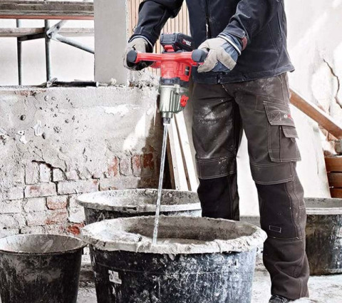 Аккумуляторный бесщеточный миксер строительный WORCRAFT CMX-S20LiB