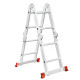 Лестница алюминиевая мультифункциональная трансформер INTERTOOL LT-0028