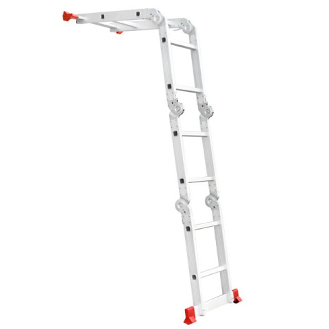 Лестница алюминиевая мультифункциональная трансформер INTERTOOL LT-0028