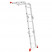Лестница алюминиевая мультифункциональная трансформер INTERTOOL LT-0028