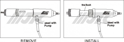 Инструмент для замены сайлентблоков рессор грузовиков