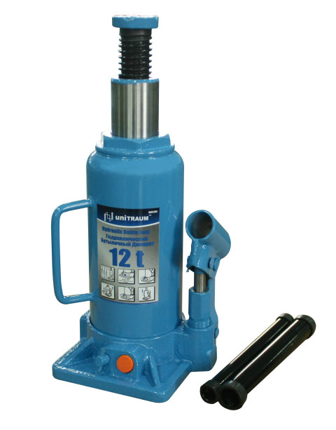 Домкрат бутылочный 12 т (Н=230+155+80 мм) (код UN91204)