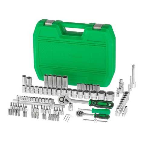 Набор инструментов 1/2" & 1/4" 108ед. INTERTOOL ET-6108SP