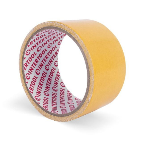 Скотч двухсторонний 50 мм*5 м на тканевой основе INTERTOOL KT-0961