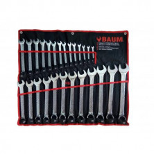 Набор ключей рожково-накидных на полотне 26 пр. (6-32 мм) (код 30-26M)