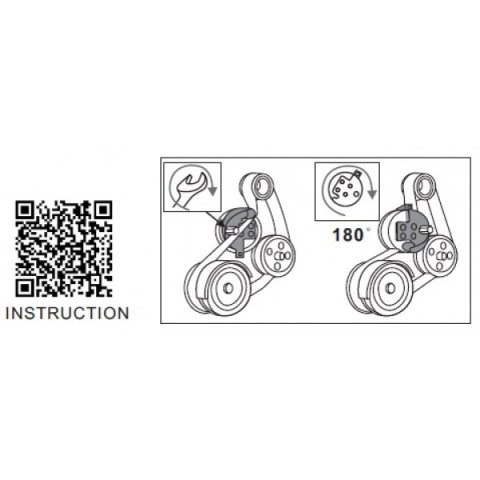 Приспособление для установки ремня FORD 1.4, 1.6