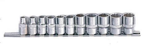 3/8" Набор головок 12-гранных 11 пр. (8-18 мм) (код 3111)