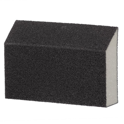 Губка для шлифования трапеция 110*75*54*25 мм, оксид алюминия К240 INTERTOOL HT-0824