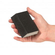 Губка для шлифования трапеция 110*75*54*25 мм, оксид алюминия К240 INTERTOOL HT-0824