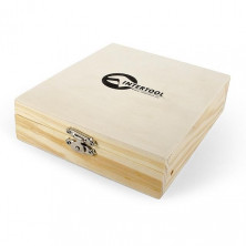 Набор фрез кромочных прямых в деревянном кейсе INTERTOOL HT-0076