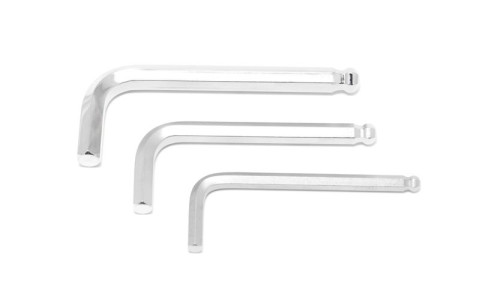 Ключ 6-гранный Г-образный с окр. наконечником 3мм Forsage F-76503