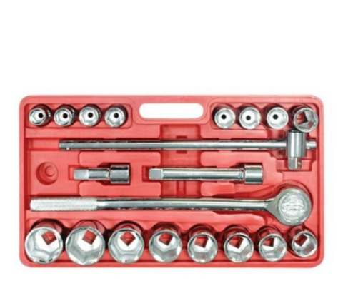 Набор головок и комплектующих 15ед., 1/2", Drop Forged INTERTOOL HT-2216