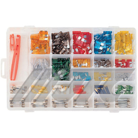 Комплект автомобильных предохранителей  267ед.