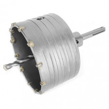 Комплект: сверло корончатое по бетону 105мм + переходник SDS Plus 100мм INTERTOOL SD-7105