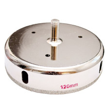 Сверло алмазное трубчатое по стеклу и керамике 120 мм INTERTOOL SD-0380