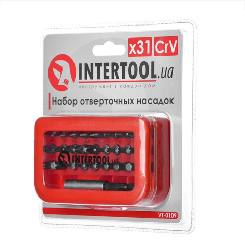 Комплект отверточных насадок INTERTOOL VT-0109